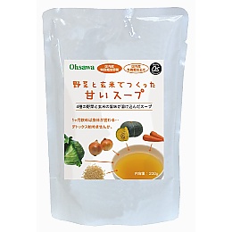 オーサワジャパン　野菜と玄米でつくった甘いスープ200g