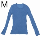 ファナビス  　長袖Tシャツ　羊品(ひつじひん)　藍　M