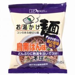 創健社　お湯かけ麺　鳥南ばん味そば　75g